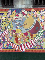 恵比寿駅前盆踊りと「ゑびす太鼓」 太鼓